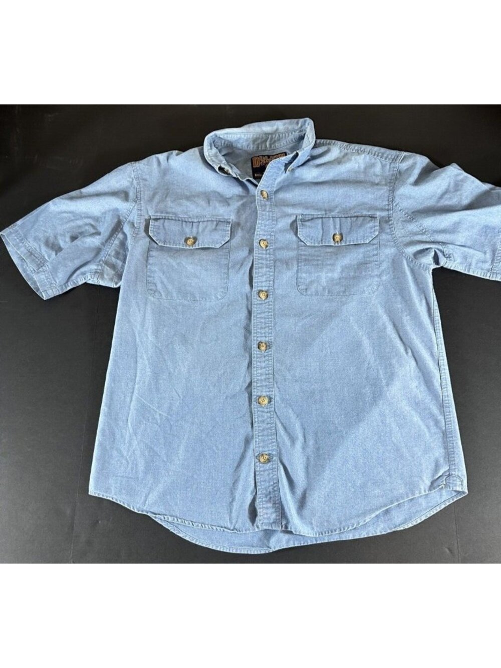 Duluth Trading Co. Men’s Button Down Blue Sz L